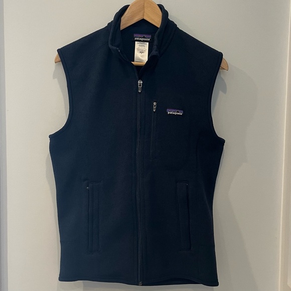 Patagonia Dark Blue Better Sweater Fleece Zip-Up Vest - Picture 2 of 5
